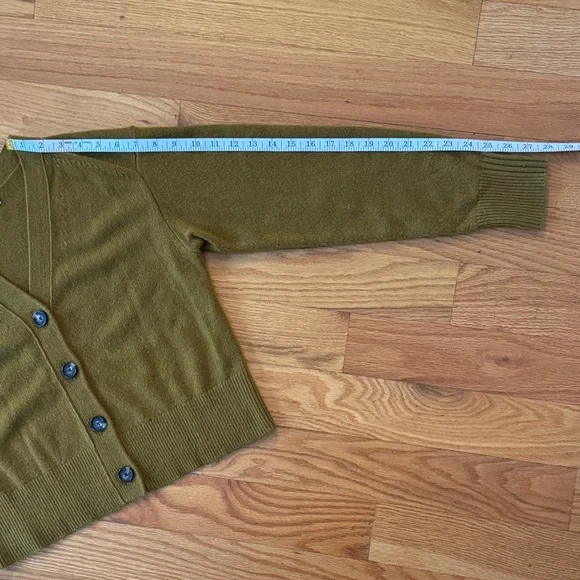 Everlane The Cashmere Cardigan Tapenade XS - Picture 10 of 15